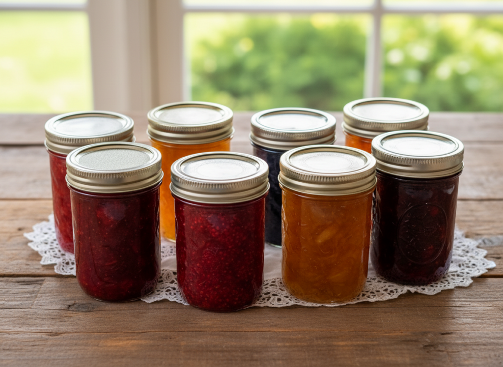 Homemade Jams at Gingerbread Manor
